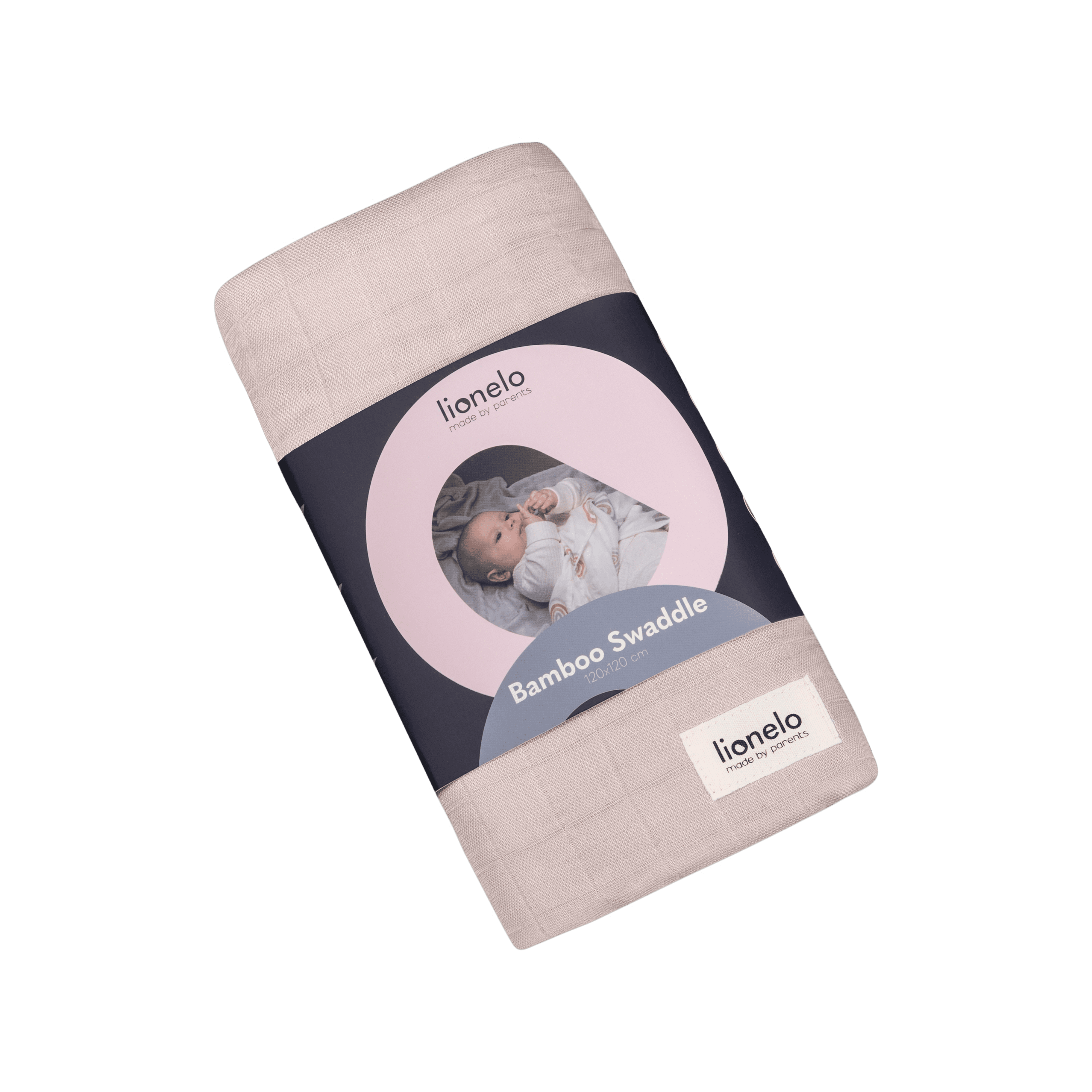 Lionelo Bamboo Swaddle Grey Stone