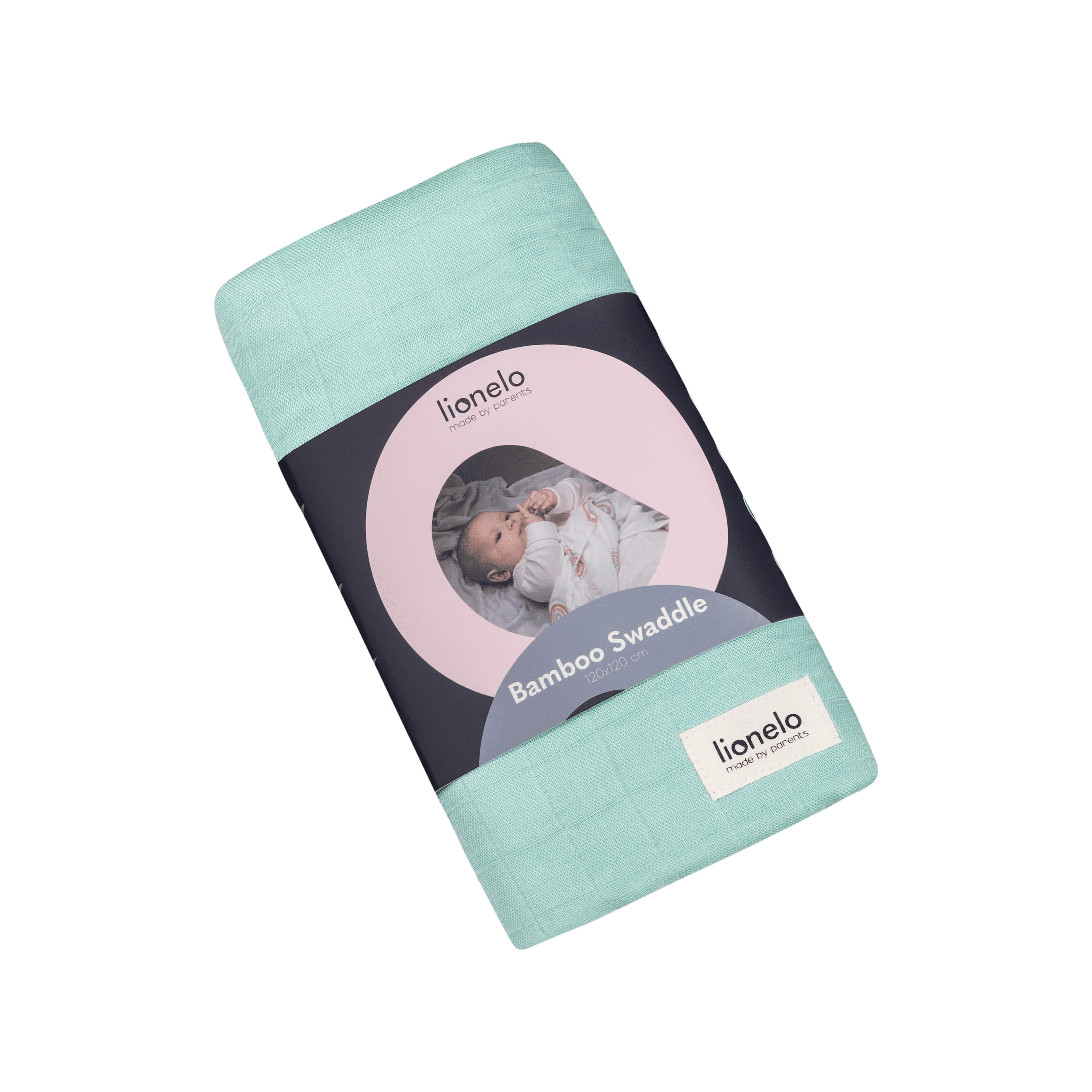 Lionelo Bamboo Swaddle Grey Stone