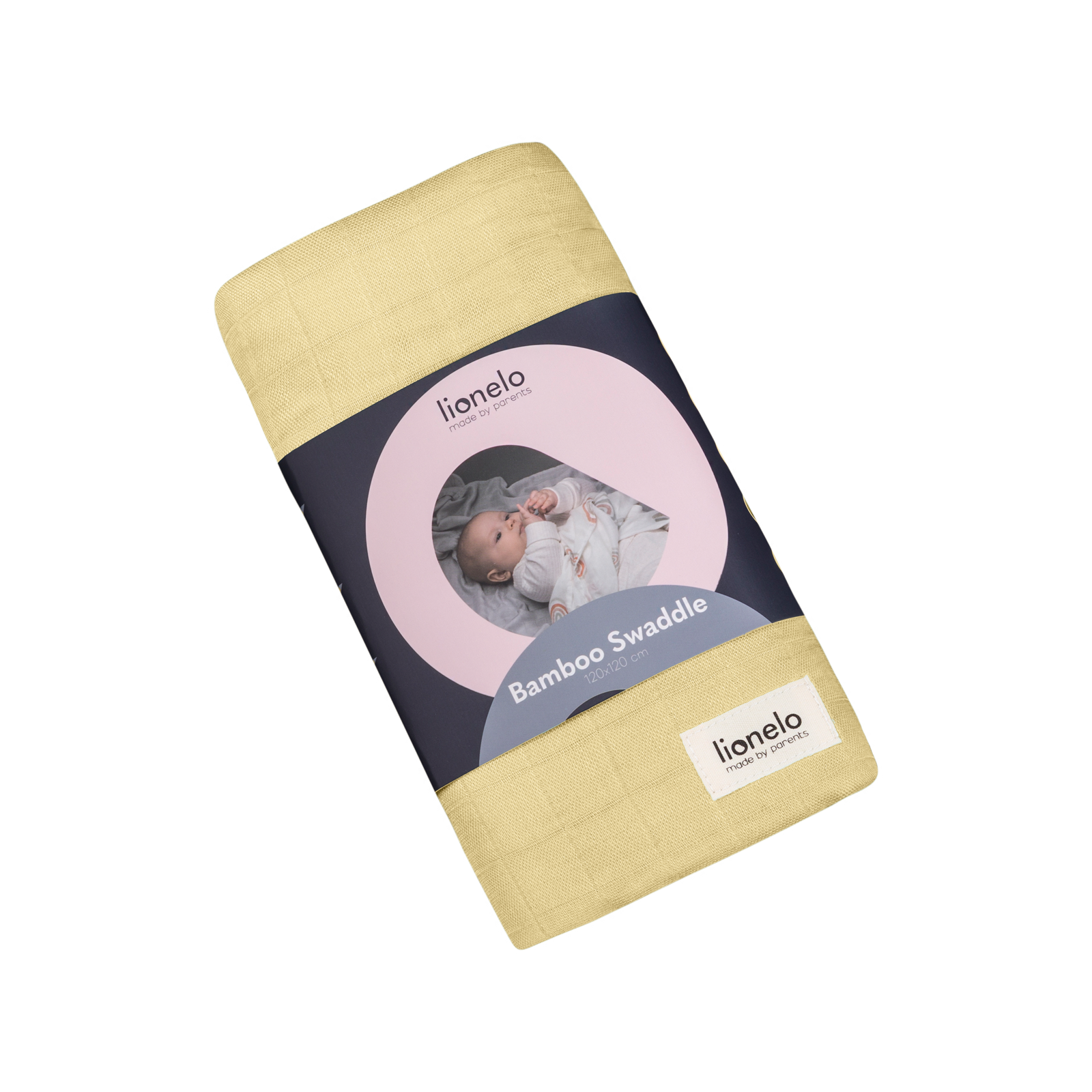Lionelo Bamboo Swaddle Grey Stone