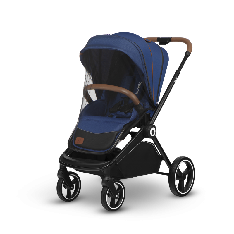 Lionelo Mika 3 в 1 Blue Navy - Багатофункціональна коляска з сидінням