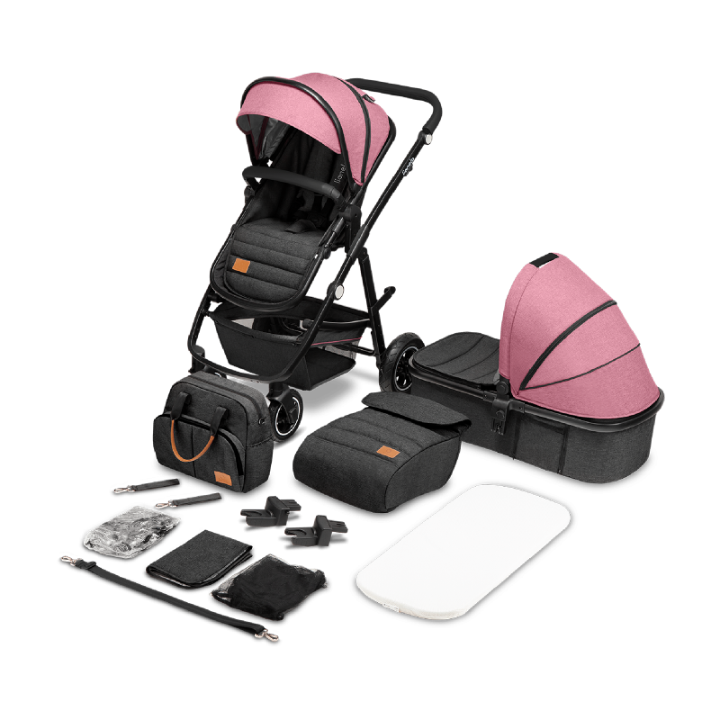 Lionelo Amber 2 в 1 Pink Rose - Багатофункціональна коляска