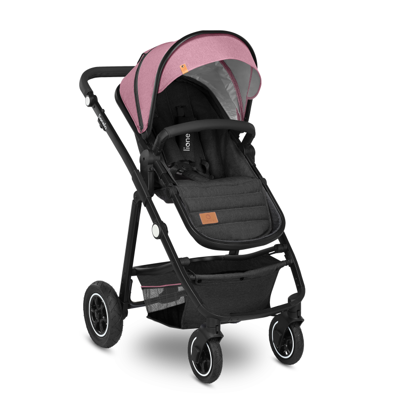 Lionelo Amber 3 в 1 Pink Rose - Багатофункціональна коляска з сидінням