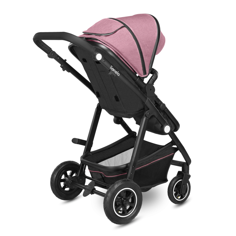 Lionelo Amber 3 в 1 Pink Rose - Багатофункціональна коляска з сидінням