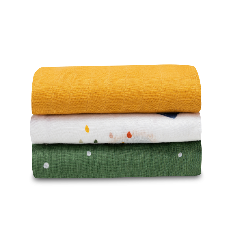 Lionelo Bamboo Set Dino - Набір дитячих пелюшок