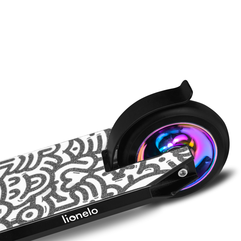 Lionelo WHIZZ NEO BLACK CARBON MULTICOCLOR - Самокат трюковий