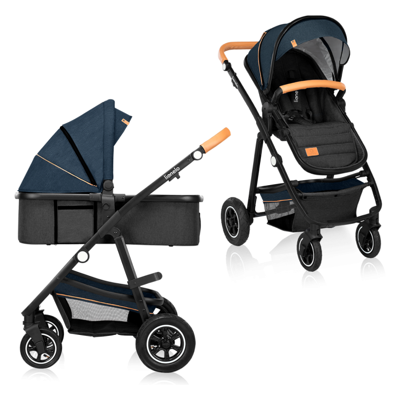 Lionelo Amber 2 в 1 Blue Navy - Багатофункціональна коляска
