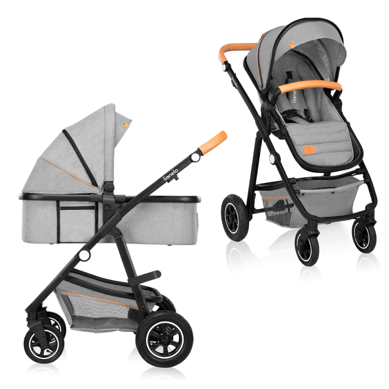 Lionelo Amber 2 в 1 Grey Stone - Багатофункціональна коляска