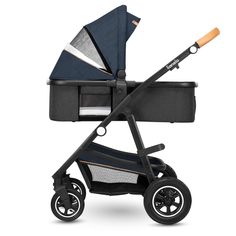 Lionelo Amber 3 в 1 Blue Navy - Багатофункціональна коляска з сидінням