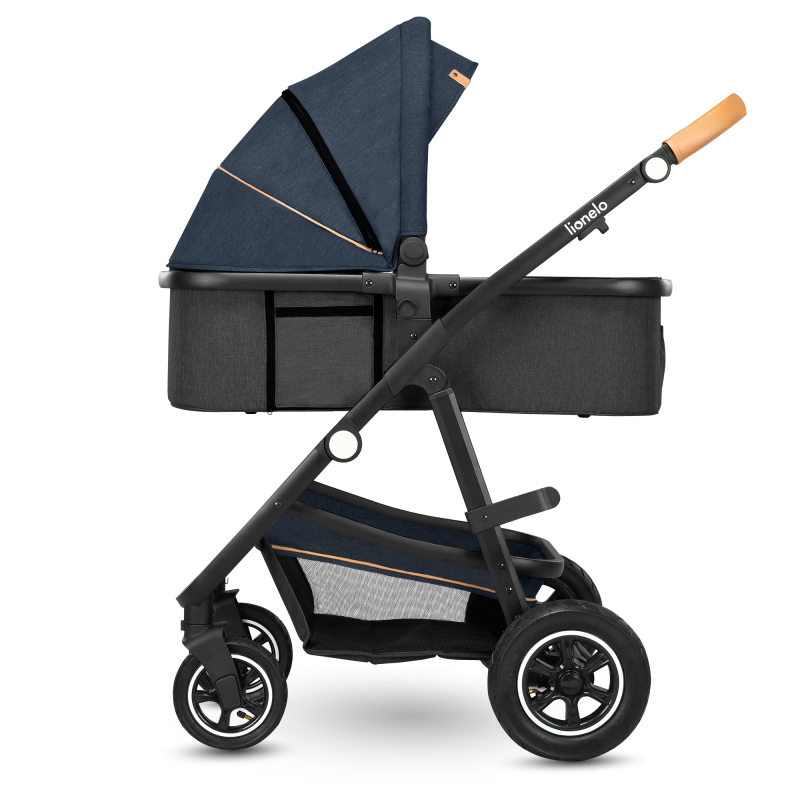 Lionelo Amber 3 в 1 Blue Navy - Багатофункціональна коляска з сидінням