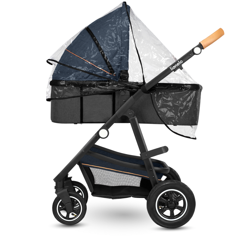 Lionelo Amber 3 в 1 Blue Navy - Багатофункціональна коляска з сидінням