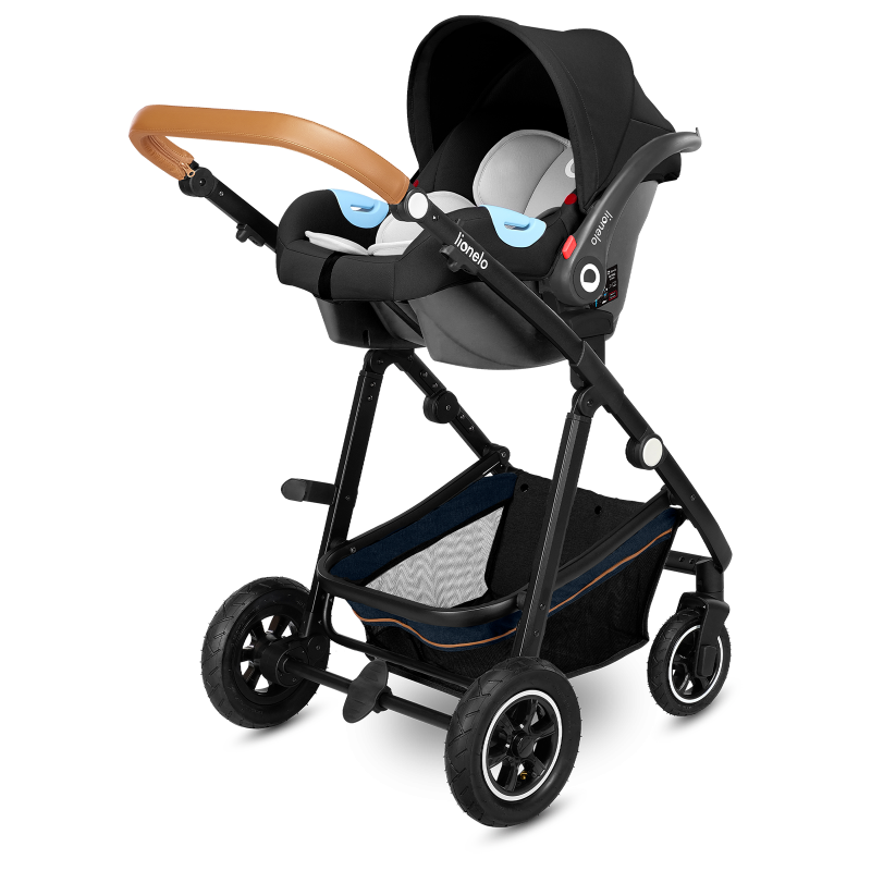 Lionelo Amber 3 в 1 Blue Navy - Багатофункціональна коляска з сидінням