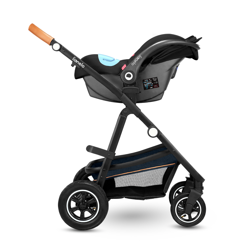 Lionelo Amber 3 в 1 Blue Navy - Багатофункціональна коляска з сидінням