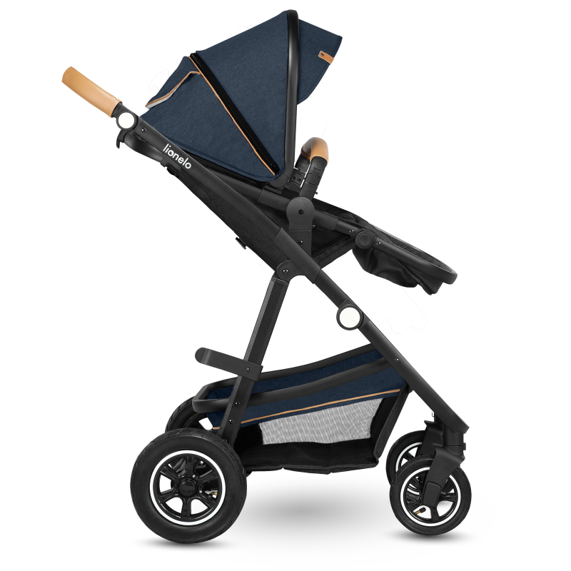 Lionelo Amber 3 в 1 Blue Navy - Багатофункціональна коляска з сидінням
