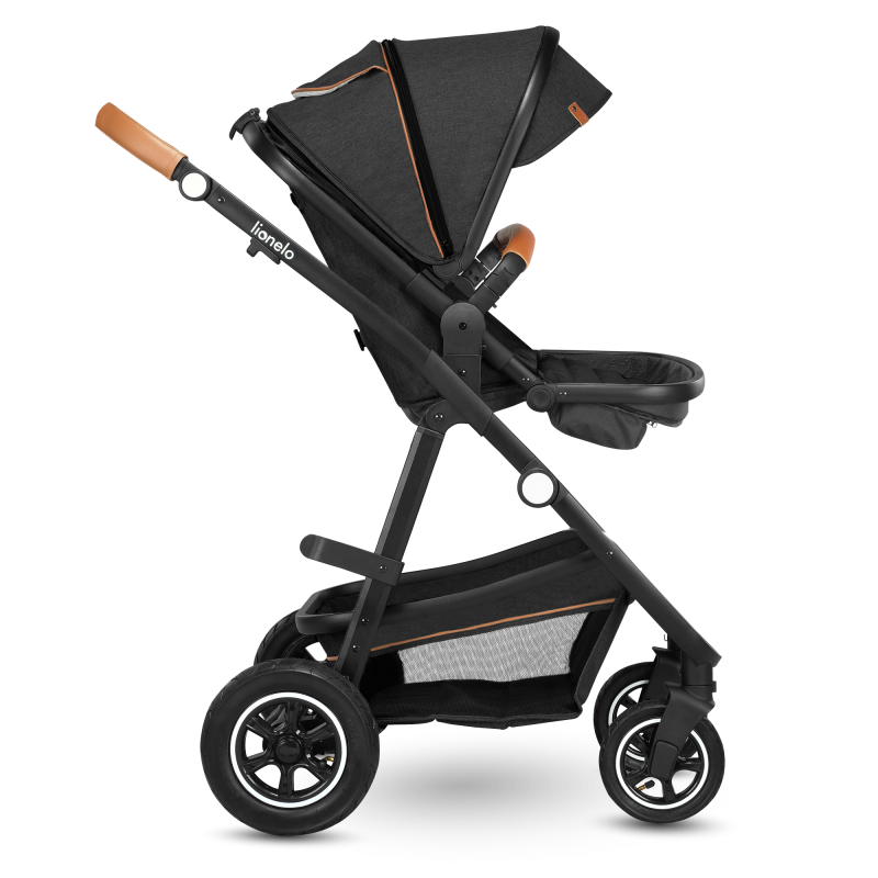 Lionelo Amber 3 в 1 Grey Graphite - Багатофункціональна коляска з сидінням