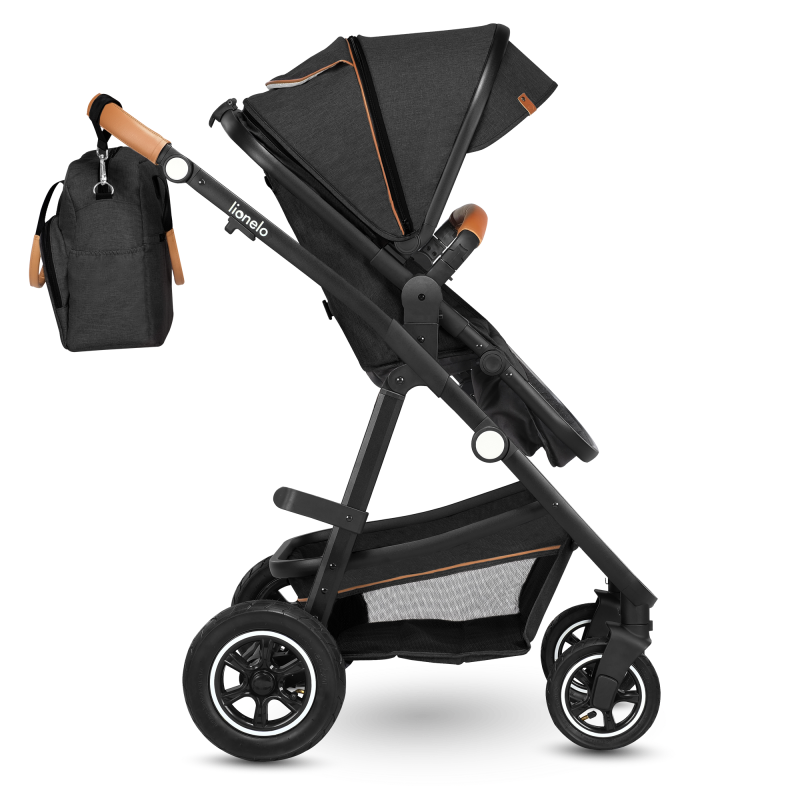 Lionelo Amber 2 в 1 Grey Graphite - Багатофункціональна коляска