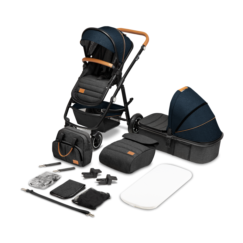 Lionelo Amber 2 в 1 Blue Navy - Багатофункціональна коляска