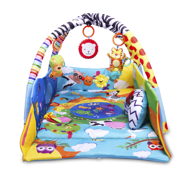 Lionelo Anika Plus Blue Yellow - Розвиваючий килимок