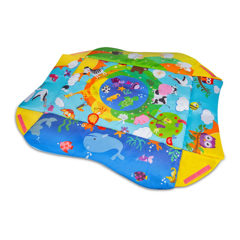 Lionelo Anika Plus Blue Yellow - Розвиваючий килимок