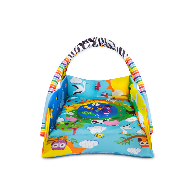 Lionelo Anika Plus Blue Yellow - Розвиваючий килимок