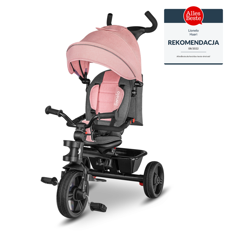 Lionelo Haari Bubblegum - триколісний велосипед