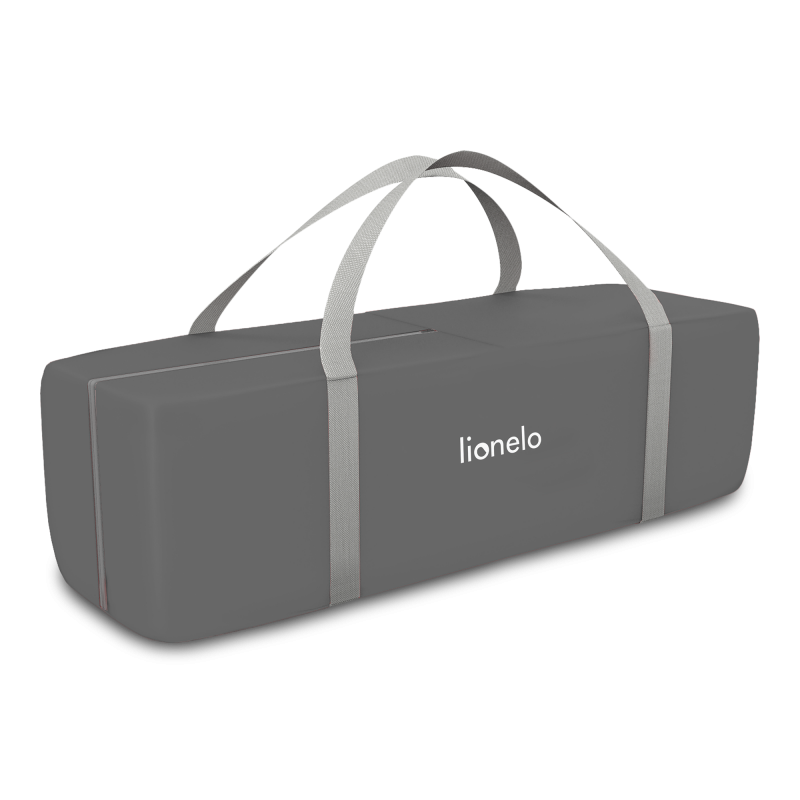 Lionelo Flower Grey Scandi - Дитяче ліжко-манеж