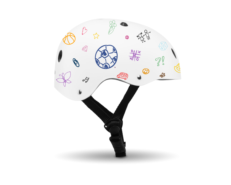 Lionelo Helmet White - велосипедний шолом