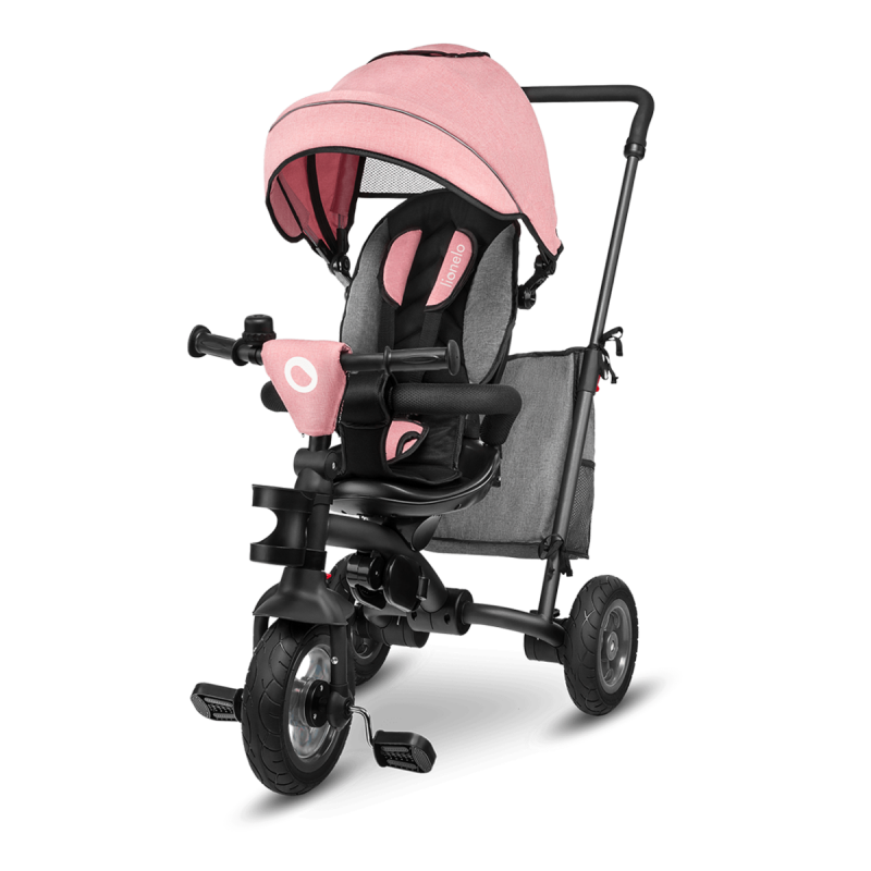 Lionelo Tris Candy Rose/Grey - триколісний велосипед