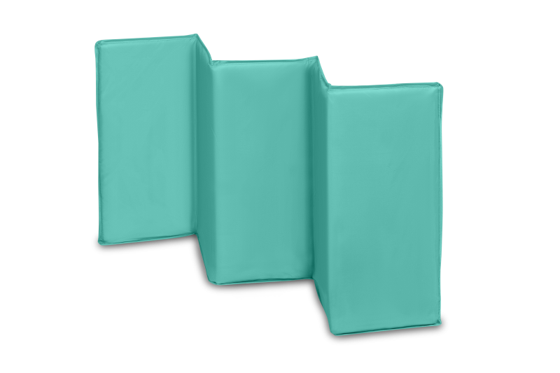 Lionelo Sven Plus Turquoise/Grey - Дорожнє ліжечко
