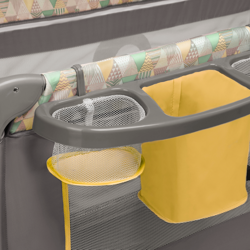 Lionelo Sven Plus Yellow Scandi - Дорожнє ліжечко