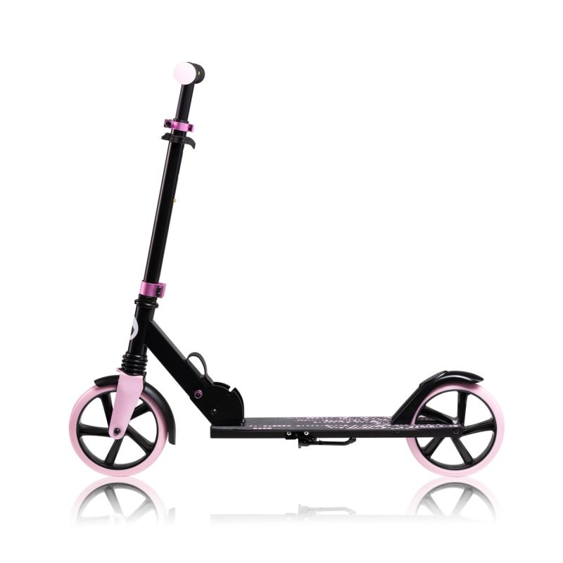 Lionelo Luca Black Carbon Pink - Самокат