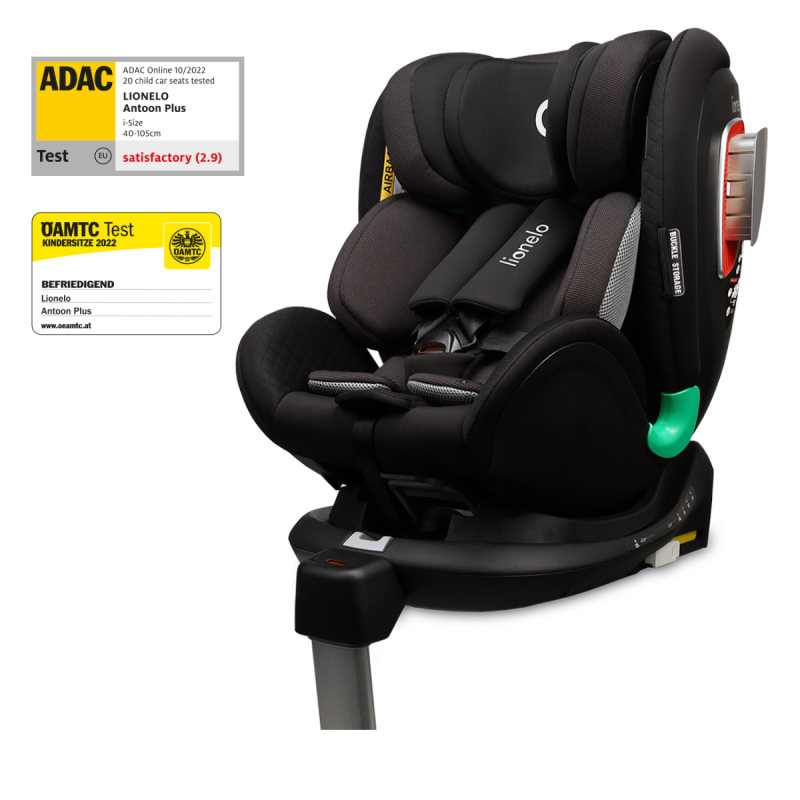 Автокрісло Lionelo Antoon Plus Black Onyx i-Size