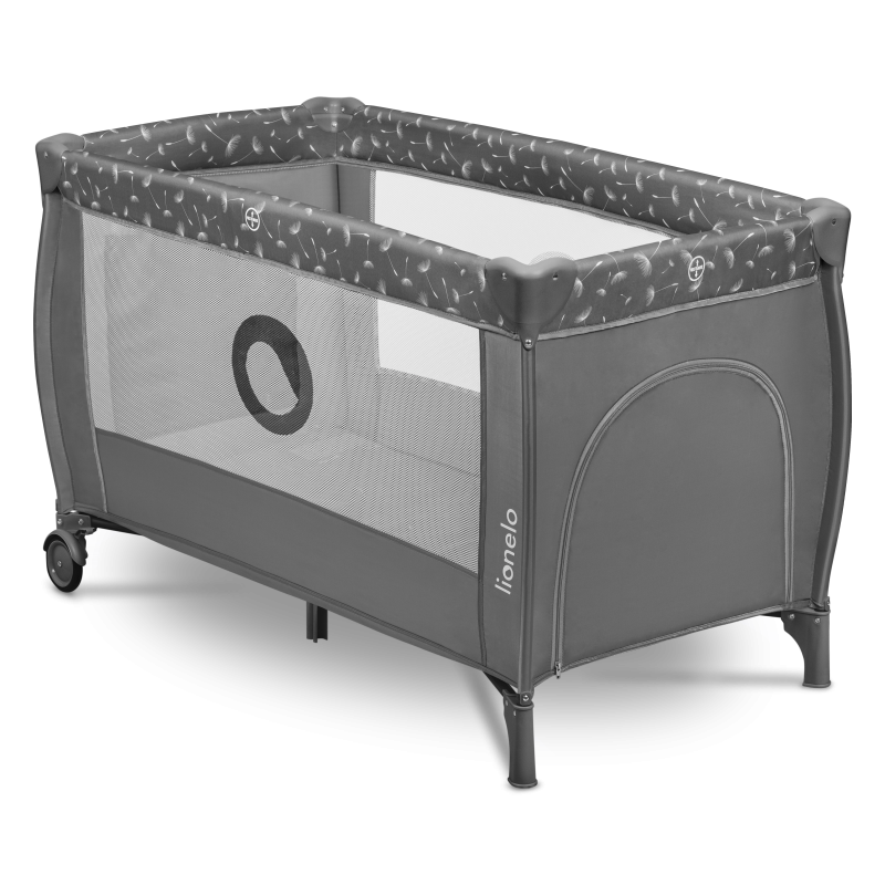 Lionelo Stefi Plus Grey White - Дитячий манеж