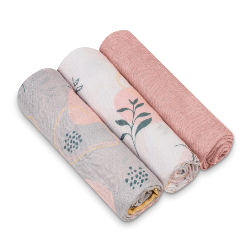 Lionelo Bamboo Set Leaf - Набір дитячих пелюшок