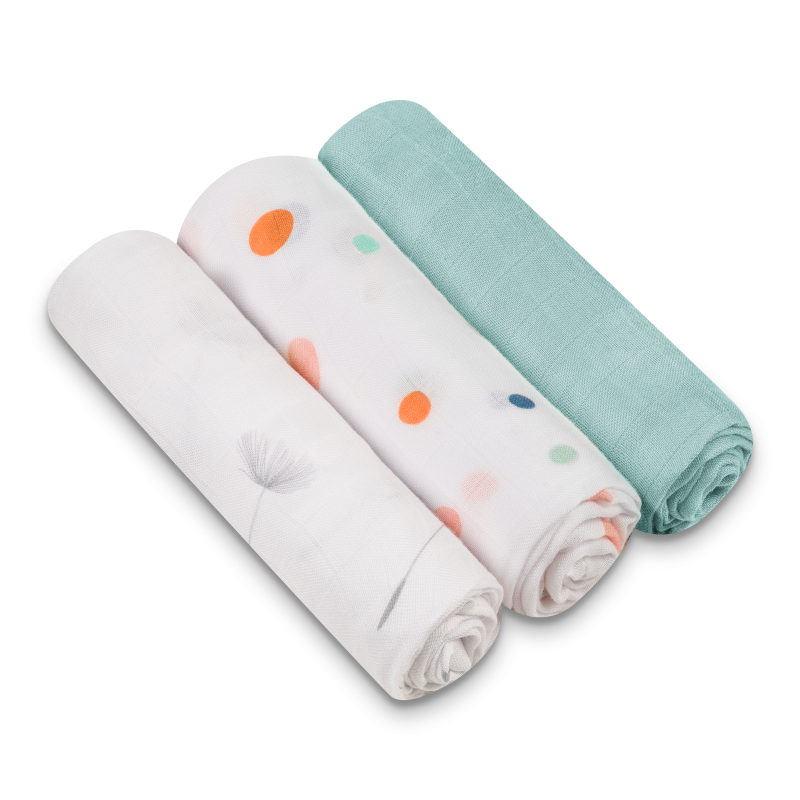 Lionelo Bamboo Set Dot - Набір дитячих пелюшок