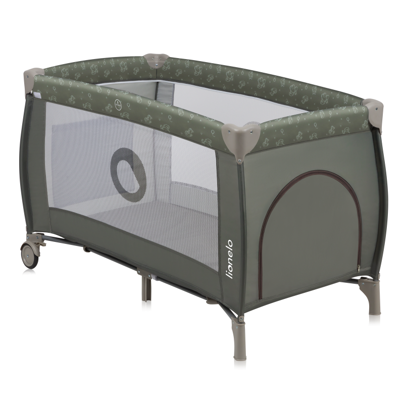 Lionelo Sven Plus Beige Olive - Дорожнє ліжечко