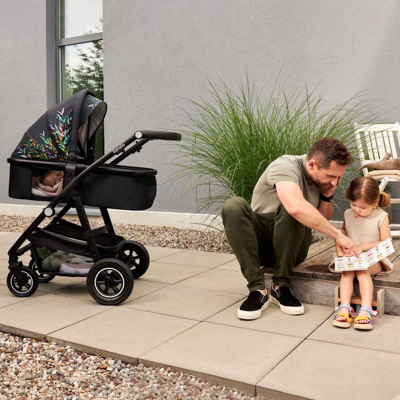Lionelo Amber 2 в 1 Grey Graphite - Багатофункціональна коляска