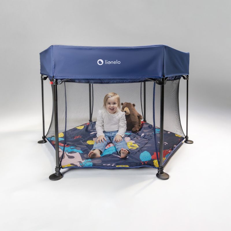 Lionelo Roel Blue Navy - дитячий манеж