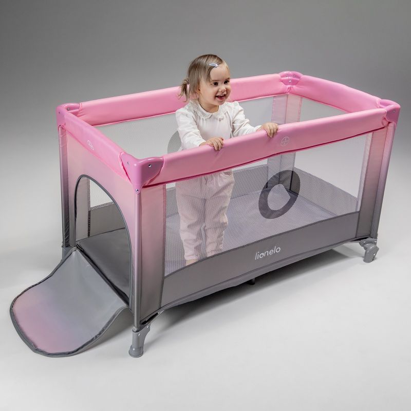 Lionelo Stefi Pink Ombre - Дитячий манеж