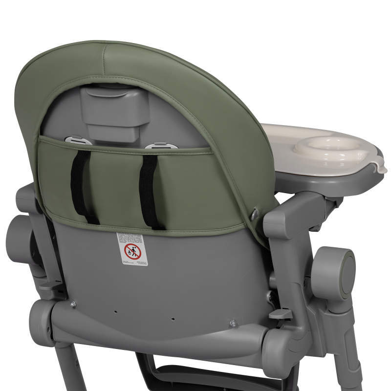 Lionelo Cora Plus Green Olive - Стільчик для годування з функцією лежака