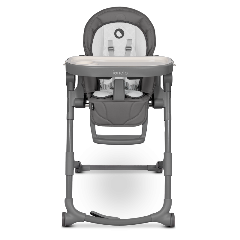 Lionelo Cora Plus Grey Stone - Стільчик для годування з функцією лежака