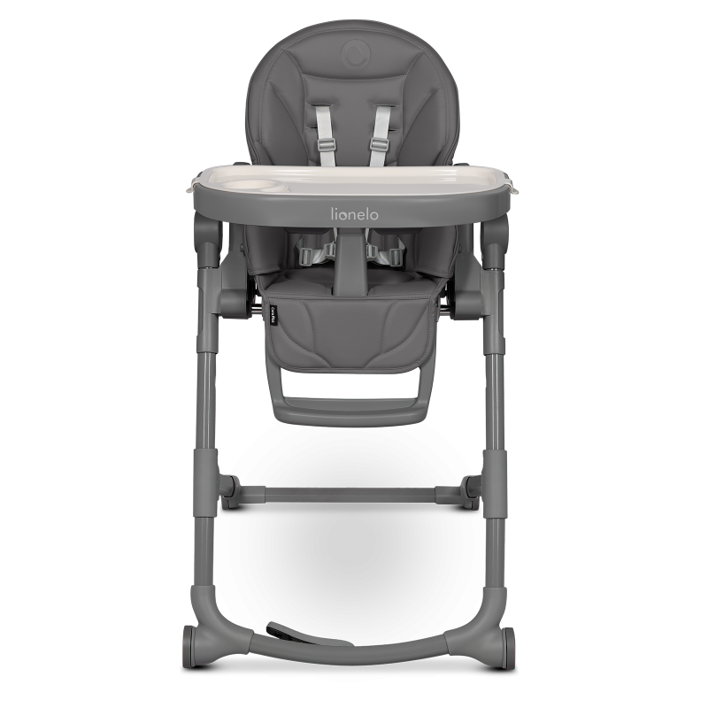 Lionelo Cora Plus Grey Stone - Стільчик для годування з функцією лежака