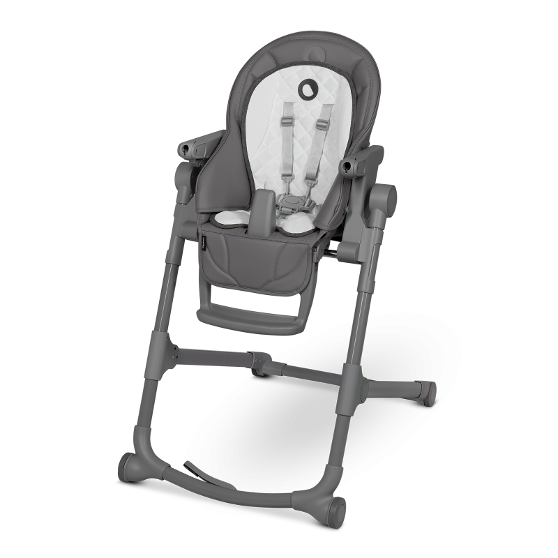 Lionelo Cora Plus Grey Stone - Стільчик для годування з функцією лежака