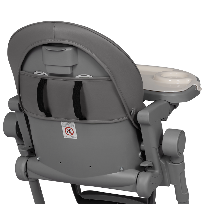 Lionelo Cora Plus Grey Stone - Стільчик для годування з функцією лежака