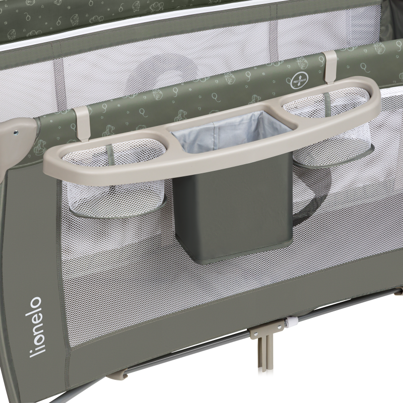 Lionelo Sven Plus Beige Olive - Дорожнє ліжечко
