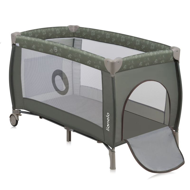 Lionelo Sven Plus Beige Olive - Дорожнє ліжечко