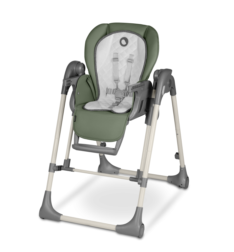 Lionelo Laurice Green Olive - Стільчик для годування з функцією гойдалки