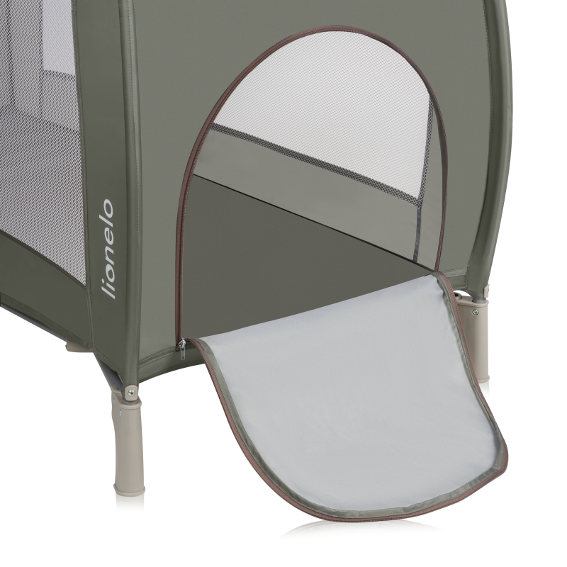 Lionelo Sven Plus Beige Olive - Дорожнє ліжечко