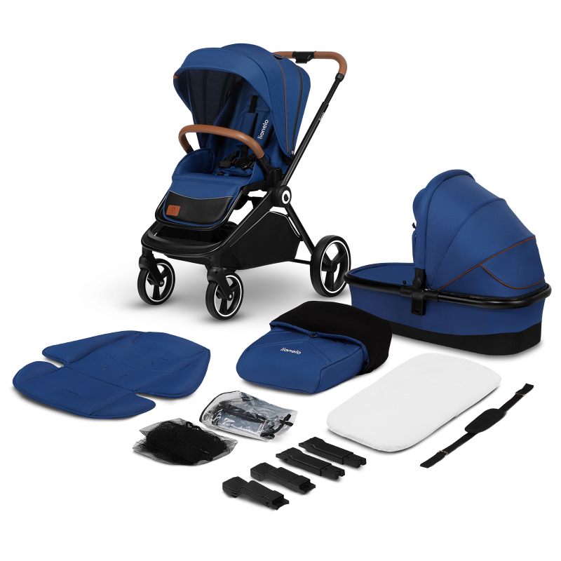 Lionelo Mika 2 в 1 Blue Navy - Багатофункціональна коляска