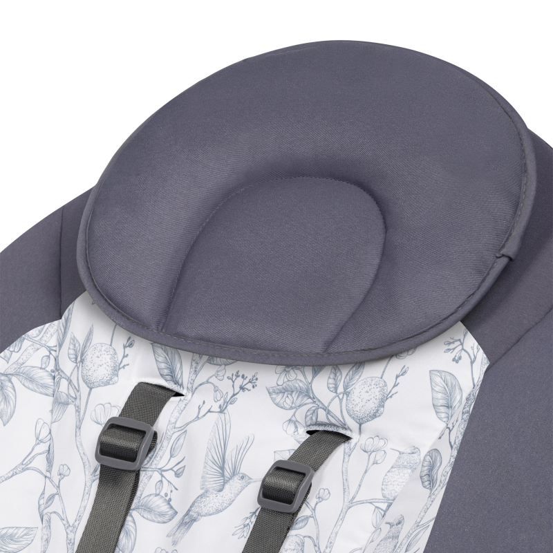 Lionelo Ralf Grey White - Крісло-гойдалка