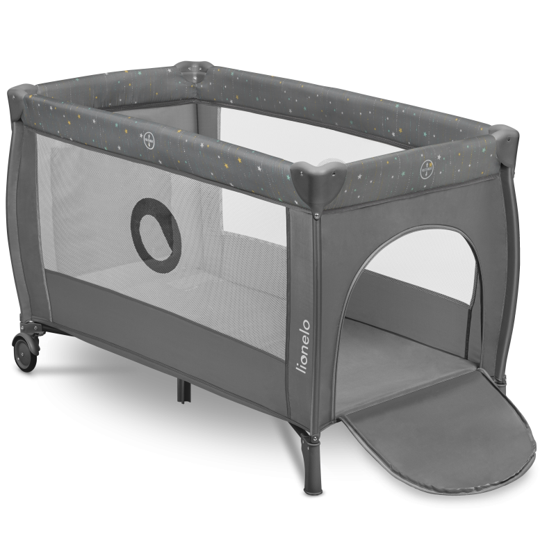 Lionelo Stefi Plus Grey Multicolor - Дитячий манеж